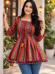 FESTIVE FRINGE PEPLUM
