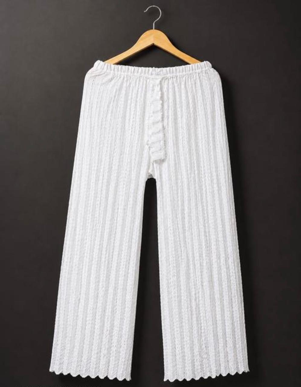 Pleated Wide Leg Palazzo